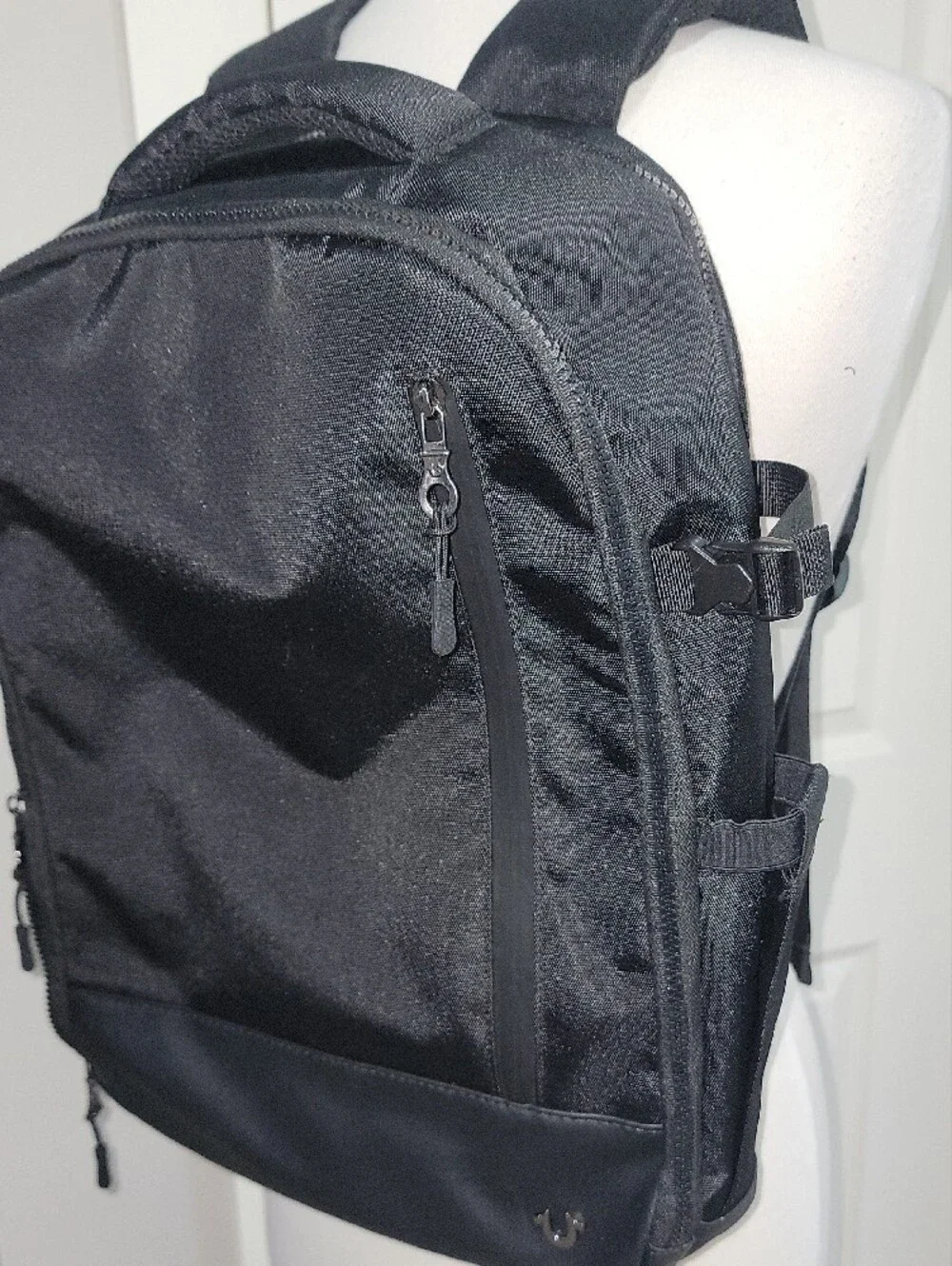 True Religion Black Everyday Commuter Backpack